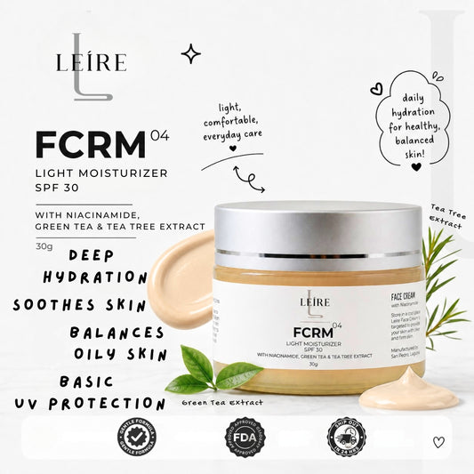 FCRM Moisturizer SPF30 with Niacinamide, Green Tea and Tea Tree Extract