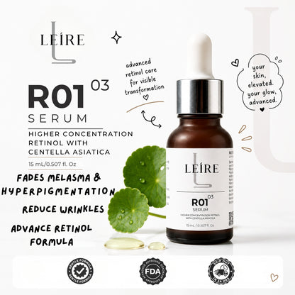 R01 Serum (Retinol .1% with Centella Asiatica)
